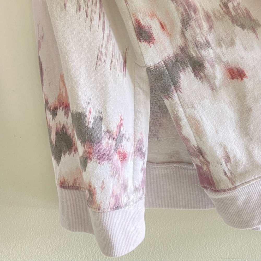 3/$25 J Jill Women's Abstract Floral Print Sweater - Pink and Gray‎ - Picture 5 of 8